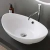 doporro Lavabo à Poser Blanc Mat Vasque en Céramique Lave Voir les images du produit 1