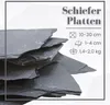 Aquarium Natursteine Schieferplatten Deko schwarz grau 1 Produktbild-Vorschau 2