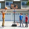 KM-Fit Basketballständer höhenverstellbar 110–210 cm, Produktbild-Vorschau 10