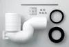 A collection of plumbing parts laid out on a light gray background. Podgląd zdjęcia produktu