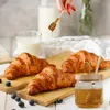 Honigglas aus Glas mit Holzdeckel, Honigspender, Produktbild-Vorschau 3