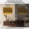 WordClock Jupiter Edelstahl gelasert in Gold - elegante Produktbild-Vorschau 9