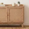 Bufet 2-drzwiowy z trzciny rattanowej, szerokość 110 cm - Podgląd zdjęcia produktu 10