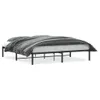 vidaXL Rama łóżka metalowa czarna 180x200 cm Podgląd zdjęcia produktu 1