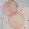 SCHÖNER LEBEN. Tischdecke weiß mit Kreisen Aquarell-Tupfen Produktbild-Vorschau 4
