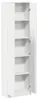 vidaXL Armadio con ripiano Bianco 55 x 25 x 189 cm Anteprima dell’immagine prodotto 5