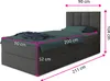 Boxspringbett Star Mini mit Bettkasten, Bonell-Matratze und Produktbild-Vorschau 4