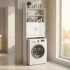 Relaxdays Waschmaschinenschrank, 4 Fächer, Regal über Produktbild-Vorschau 5
