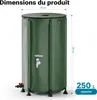 Barile per la pioggia pieghevole Wiltec da 250 l con Anteprima dell’immagine prodotto 9