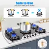 Table de cuisson à gaz, plaque de cuisson encastrable à 5 Voir les images du produit 7