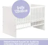KMbaby Babybett K2 weiss 120x60 mit 10tlg Bettwäsche Set Produktbild-Vorschau 3