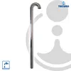 tecuro Abgangsrohr - Bodenrohr, Länge 680 mm 180° Bogen, Produktbild-Vorschau 2