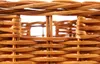 Kobolo Regalkorb Aufbewahrung Korb – Rattan lacak – eckig – Produktbild-Vorschau 3