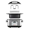 An exploded view of a multi-cooker with its various components laid out. Produktbild-Vorschau