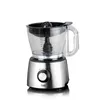 A multifunctional kitchen appliance with a silver base and a clear jug with a black juicer attachment. Produktbild-Vorschau