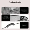 Wiltec fietsmand voor, 32,5x24x26,5 cm, van staal, zwart, Productafbeelding-voorbeeld 16