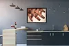 MuchoWow® MuchoWow® Gerahmtes Poster Tigerdruck auf Nägeln Produktbild-Vorschau 2