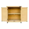 AXI Felix Armoire de jardin en bois beige -  80 x 45 x 93 Voir les images du produit 4