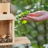 Relaxdays Eichhörnchen Futterhaus, Bausatz, Holz, 2 Produktbild-Vorschau 3