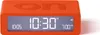 An orange digital alarm clock is shown against a white background. Náhľad obrázku produktu