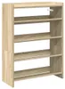 vidaXL Portascarpe in rovere Sonoma 60x25x81 cm Materiale a Anteprima dell’immagine prodotto 1