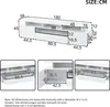 Mobile TV MERAX 180×38×45 cm con 2 armadi, cassetto e Anteprima dell’immagine prodotto 5