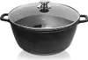 Orion Aluguss Kochtopf Topf mit Glasdeckel GRANIT 32 cm | Produktbild-Vorschau 1