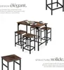 Ensemble table de bistrot EDINBURGH 1 table + 4 tabourets Voir les images du produit 4