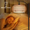Lampadaire en rotin Boho à intensité variable avec ampoule Voir les images du produit 6