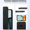 Collage of images showing a black phone case with close-ups of its features and interfaces. Produktbild-Vorschau