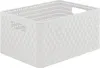 Rotho Korb Country A4, 18 L mistletoe weiß Produktbild-Vorschau 1