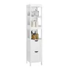 VASAGLE Hochschrank Badezimmer, Badezimmerschrank schmal, 2 Produktbild-Vorschau 3