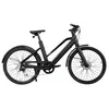 A black electric bicycle is shown against a white background. Produktbild-Vorschau