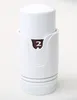 A white thermostat with a brown insert showing the number 2. Produktbild-Vorschau