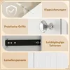 HOMCOM Badezimmerschrank Schmaler Badschrank mit 6 offenen Produktbild-Vorschau 9