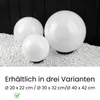 LUMILED Milchig Kugelleuchte 20cm Außen Außenkugelleuchte Produktbild-Vorschau 8