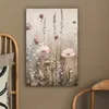Leinwand Bilder 60x90 cm - Blumen - Rosa - Modern - Beige, Produktbild-Vorschau 5