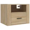 Wand-Nachttische 2 Stk. Sonoma-Eiche 50x36x40 cm Produktbild-Vorschau 5