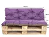 Poduszka na paletę fioletowa | siedzisko 120x80 / oparcie Podgląd zdjęcia produktu 2