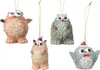 Weihnachtsbaumschmuck Yeti TOM - Polyresin - inkl. Aufhänger - matt - H: 8cm - grün Produktbild-Vorschau