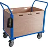 Profi Plattformwagen mit abnehmbaren Holzwänden | HxBxT Produktbild-Vorschau 9