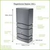Botte Prosperplast AQUA TOWER grigio chiaro 350l Anteprima dell’immagine prodotto 6