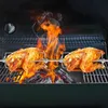 YZNAHRE Fleischklammer für Drehspieß 2er Set Edelstahl Produktbild-Vorschau 6