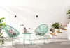 home24 Sitzgruppe - 3-teilig - Stahl / Polyrattan Produktbild-Vorschau 1