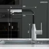 CECIPA MAX Wasserhahn Küche Ausziehbar, Hochdruck Produktbild-Vorschau 8