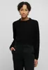 Urban Classics - Damen Short Waffle Pullover - BLACK - 4XL Produktbild-Vorschau 1