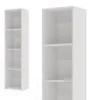 Regal LONI – Weißer Bücherregal 160x40 cm | 4 Ablagefächer, Produktbild-Vorschau 3