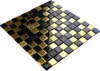 Goldenes Glaskeramikmosaik „Black Glam“, glänzendes Produktbild-Vorschau 1