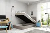 VELAR Boxspringbett mit bettkasten "OLAF", 100 cm, BEIGE Produktbild-Vorschau 2