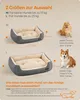 FEANDREA Hundebett, Hundekorb mit Wendekissen, 70 x 55 x 21 Produktbild-Vorschau 9